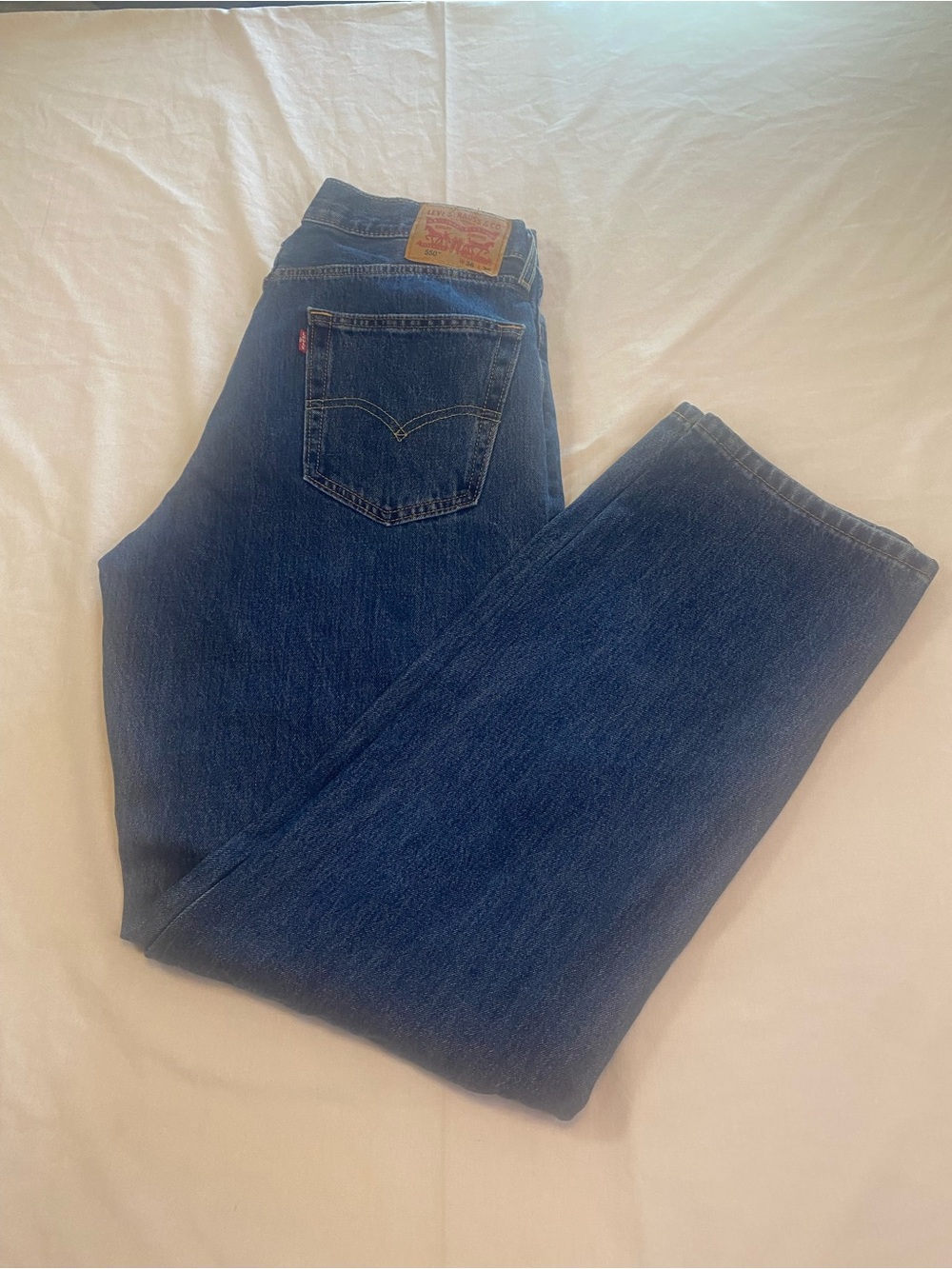 Levi's men's 550 Jeans Size 36x36 blue color #0083